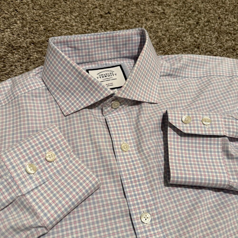 Charles Tyrwhitt Jermyn Street Slim Fit Non-Iron Shirt 16/34